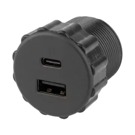   StrongPower USB töltő, 2 x töltő kimenet, 35 mm átmérőjű, fekete