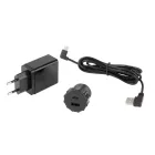 StrongPower USB töltő, 2 x töltő kimenet, 35 mm átmérőjű, fekete