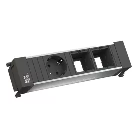   BACHMANN 916.001 zásuvková jednotka 1x 230V Schuko + 2x volný modul