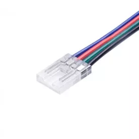   StrongLumio RGB COB 10mm LED szalag gyorscsatlakozó - kábel 4-vonalas 150mm