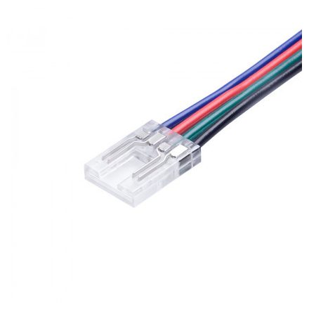 StrongLumio RGB COB 10mm LED szalag gyorscsatlakozó - kábel 4-vonalas 150mm