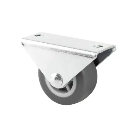 StrongCastors kerék - rögzített, 38 mm, puha futófelület