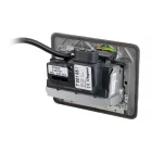 LEGRAND Pop-up v2, 2 x elektromos dugaszoló aljzat 230 V Schuko fekete matt