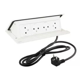 LEGRAND PopUp, 4x230V, fehér mat