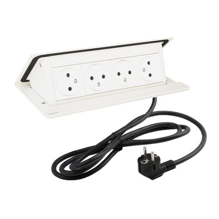 LEGRAND PopUp, 4x230V, fehér mat