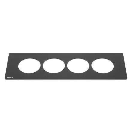 LEGRAND DisqIn keret, 8 modul, fekete