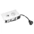 K- LEGRAND Disq'In 1x 230V + 1x USB A/C, bílá/bílá