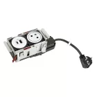 K- LEGRAND Disq'In 1x 230V + 1x USB A/C, bílá/bílá
