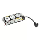 K- LEGRAND Disq'In 2x 230V + 1x USB A/C, bílá/bílá