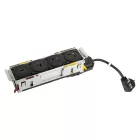 K- LEGRAND Disq'In 2x 230V + 1x USB A/C, HDMI, černá/černá