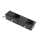 VersaHit Mono combi 2x230V, fekete matt