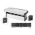 VersaFlap Mono 2.0, 3x 230V, 2xRJ45, 1x HDMI, 1xUSB A/C, 1xUSB data, elox alum.