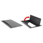 VersaFlap Mono 2.0, 3x 230V, 2x RJ45, 1xHDMI, 1xUSB A/C, 1xUSB data, fekete matt
