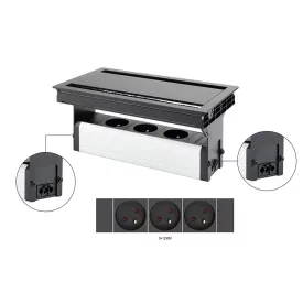 VersaFlap dual 2.0, 3x 230V, fekete matt