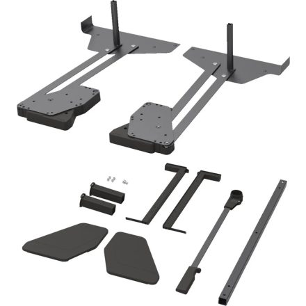 KES Conero ruhalift polccal, LW 445-628mm, 18kg, fekete