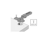 HETTICH 9313230 Novisys 105° TB45 ikerráütődő, csavar