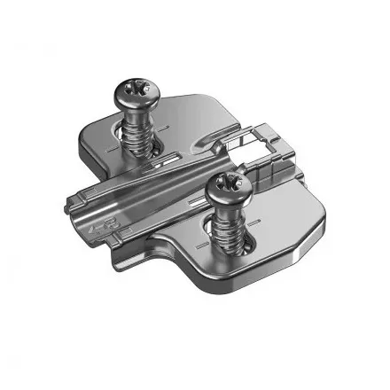 HETTICH 9313886 keresztalakú szerelőtalp Novisys D=3 eurocsavar
