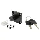 StrongLocks Fiókzár egyforma kulcs fekete + fém elendarap