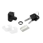 StrongLocks fiókzár - mini fekete különböző kulcs + fém ellendarab