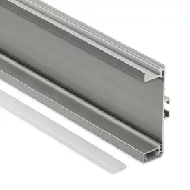   TULIP Gola fiók C profil LED-del 4,1m 4,1m nemesacél imitáció
