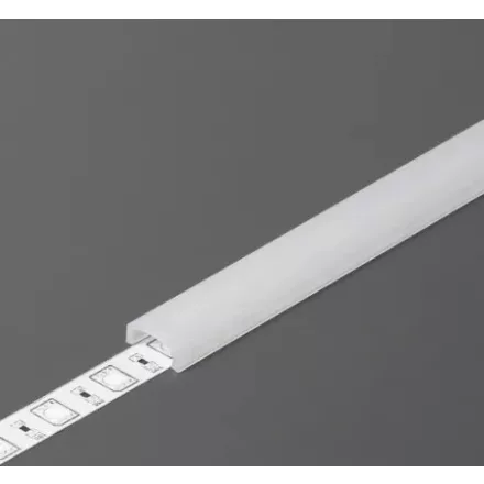 StrongLumio takaróprofil Pen8 LED profilhoz rápattintós átlátszó 2m