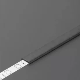   TM-takaró profil Slim/Smart10/Smart-In10 profilhoz rápattintható fekete 2000mm