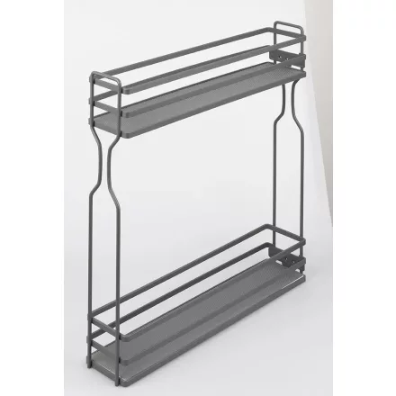 StrongWire duplakosár oldalsó 150 mm önálló sötét szürke