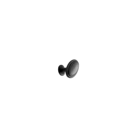 Fogantyú Furnipart OVAL gomb, fém, fekete matt