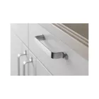 Fogantyú Furnipart RIO  128mm, fém, szálcsiszolt