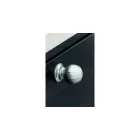 Fogantyú Furnipart BANISTER gomb, fém, szálcsiszolt