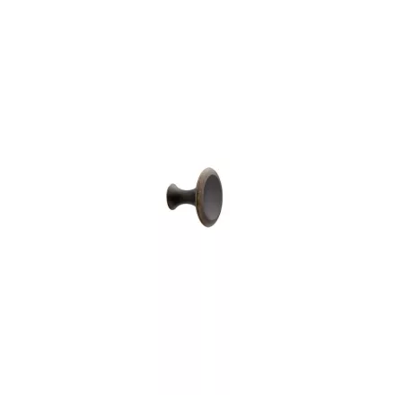 Fogantyú Furnipart BELL gomb, fém, antik barna