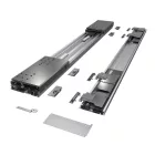 StrongLine Dornio sínen futó tolóajtókhoz, 2 szárny, 2050mm, 80kg, profilokkal