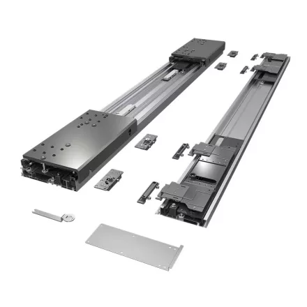 StrongLine Dornio sínen futó tolóajtókhoz, 2 szárny, 2050mm, 80kg, profilokkal