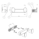 MARELLA DESIGN Fogas Smarty fekete matt
