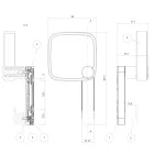 MARELLA DESIGN Fogas Augusto fekete matt
