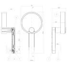MARELLA DESIGN Fogas Tiberio fekete matt