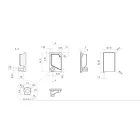 MARELLA DESIGN Florida fogantyú profil zárt végzáró J+B fekete matt