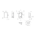 MARELLA DESIGN Florida fogantyú profil zárt végzáró J+B fekete matt