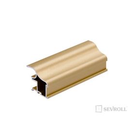 SEVROLL System 10 II fogantyú profil 2,7m arany/sárgaréz