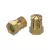 BU39 Becsavarható tipli golyóval M6x9/8 mm sárgaréz