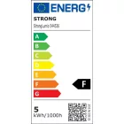 StrongLumio LED szalag COB 12V 5W/m (320 LED/m) - 8mm - hideg fehér