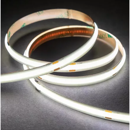 StrongLumio LED szalag, 24V COB 12W/m (480 LED/m) - 8mm - extra meleg fehér