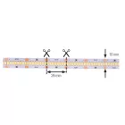 StrongLumio LED szalag, free cut COB 24V 12W/m (528 LED/m) - 8mm semleges fehér