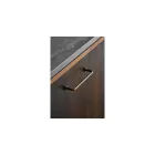 Fogantyú Furnipart LOUNGE  128mm, fém, antik barna