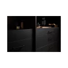 Fogantyú Furnipart BOUNCE  160mm, fém, fekete matt