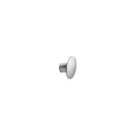 Fogantyú Furnipart DOME w/O-ring gomb, fém, szálcsiszolt