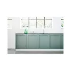 Fogantyú Furnipart RATTAN  160mm, fém, szálcsiszolt