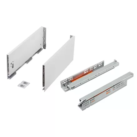 K-StrongMax 18 PUSH fiókvasalat H185/450mm, fehér
