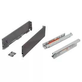 K-StrongMax 18 PUSH fiókvasalat H121/300mm, szürke