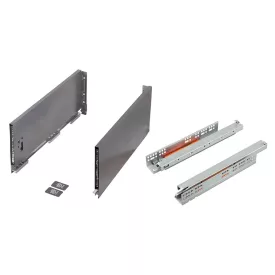 K-StrongMax 18 PUSH fiókvasalat H249/450mm, szürke
